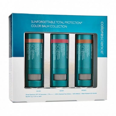 Shop Colorescience Sunforgettable Total Protection Color Balm Spf50 Collection (worth $87.00)