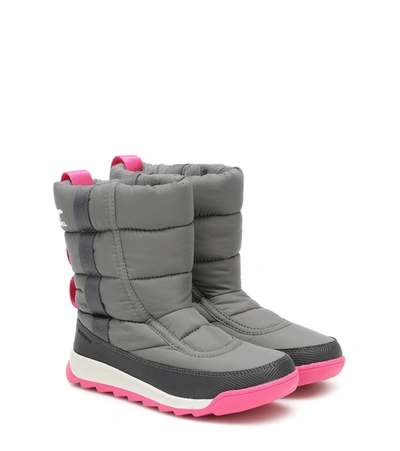 Shop Sorel Whitney Ii Puffy Ankle Boots In Grey