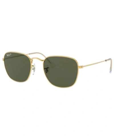 Shop Ray Ban Frank Polarized Sunglasses, Rb3857 51 In Legend Gold