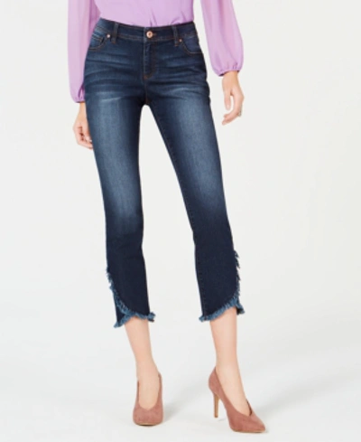 Shop Inc International Concepts Inc Tulip-hem Skinny Ankle Jeans, Created For Macy's In Dandelion Wash
