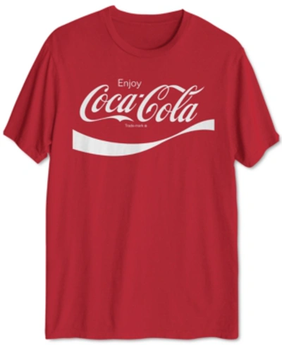 Shop Hybrid Coca-cola Men's T-shirt In Red