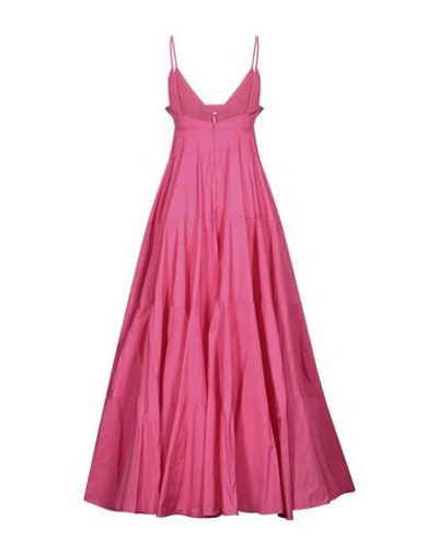 Shop Jacquemus Long Dresses In Fuchsia
