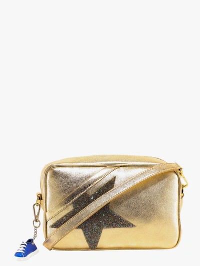 Shop Golden Goose Shoulder Bag In Gold