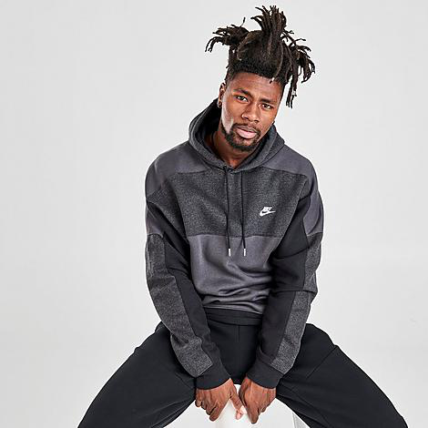 nike panel block hoodie