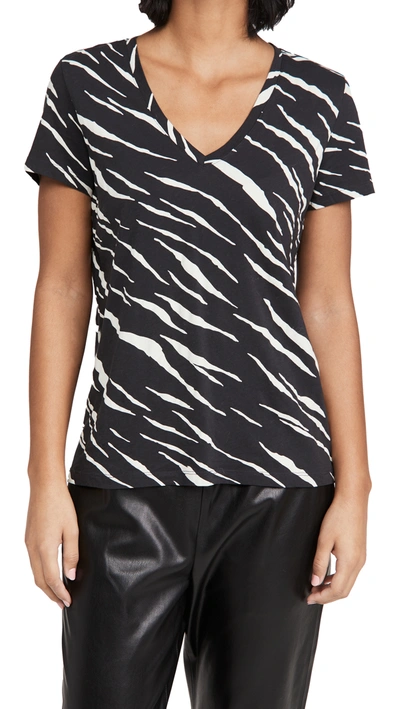Shop Rails Cara Tee In Black Abstract Tiger