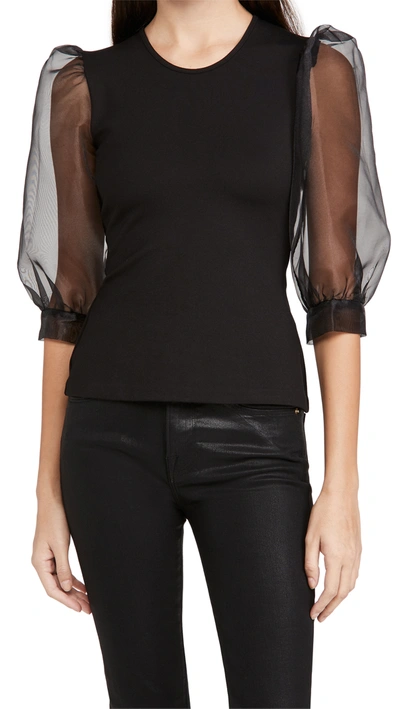 Shop Amanda Uprichard Jilly Top In Black