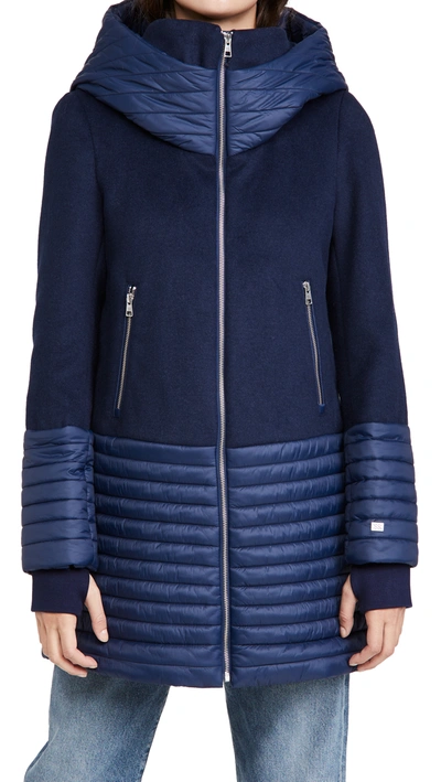 Shop Soia & Kyo Avery Coat In Lapis