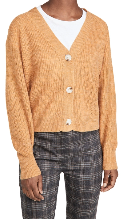 Shop Cupcakes And Cashmere Swift Cardigan In Tumeric