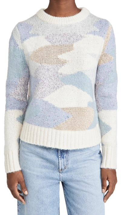 Shop La Vie Rebecca Taylor Fluffy Aire Sweater In Multi Combo