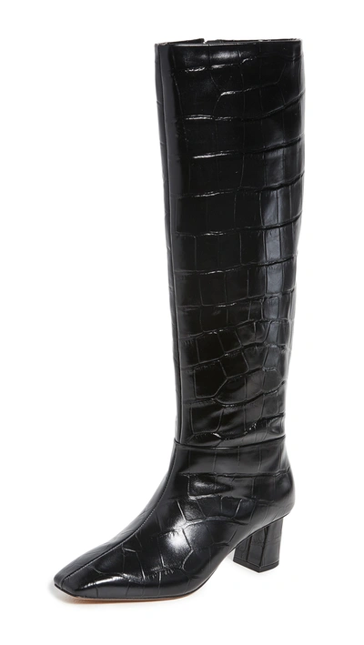 Shop 3.1 Phillip Lim / フィリップ リム Tess 60mm Square Toe Boots In Black