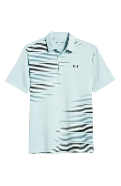 Shop Under Armour Playoff 2.0 Loose Fit Polo In Enamel Blue