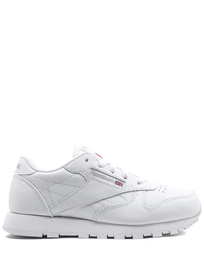 Shop Reebok Classic Leather Sneakers In White