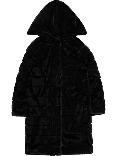 Shop Apparis Celina Faux-fur Coat In Black
