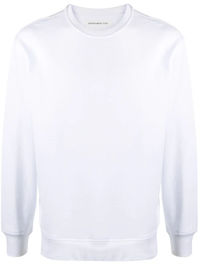 Shop Department 5 Round Neck Sweatshirt In White