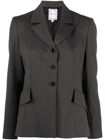 In The Mood For Love Fitted Blazer In Grey
