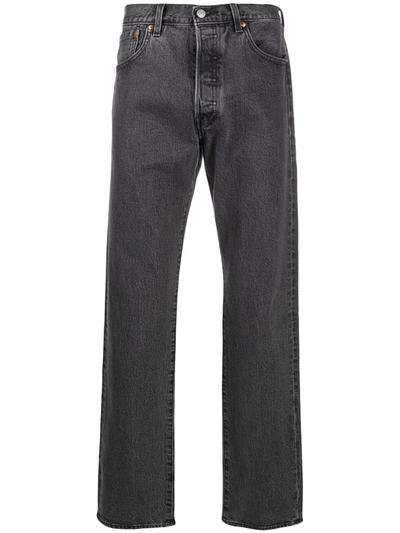 Shop Levi's 501 Straight-leg Jeans In Black