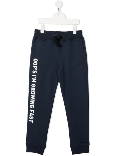 Shop Ai Riders On The Storm Young Growing Fast Track Pants In Blue