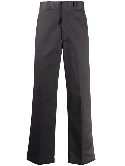 Shop Dickies Construct Straight-leg Trousers In Grey