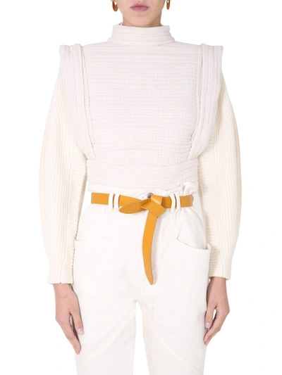 Shop Isabel Marant "carola" Vest In White