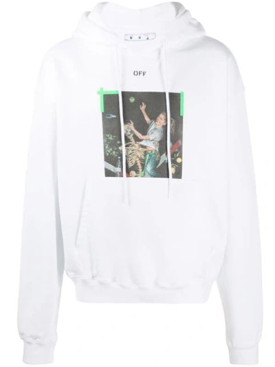 Pre-owned Off-white Oversize Fit Pascal Arrow Hoodie White/green