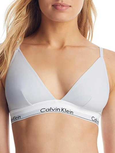 Shop Calvin Klein Modern Cotton Convertible Bralette In Ice Pulp