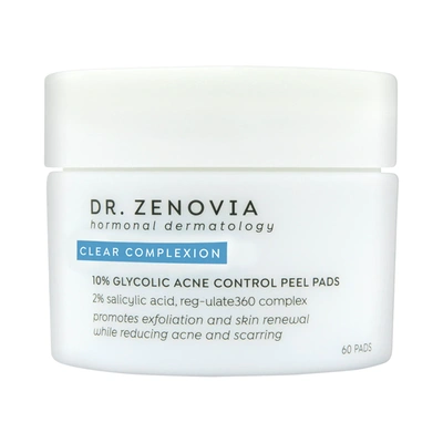Shop Dr. Zenovia Skincare 10% Glycolic Acne Control Peel Pads 60 Pads