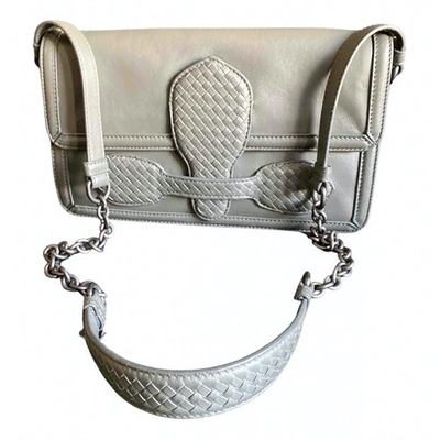 Pre-owned Bottega Veneta Grey Leather Handbag