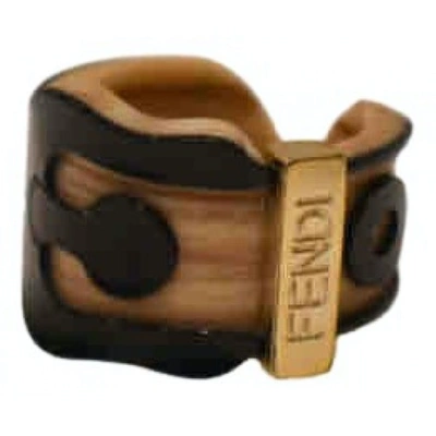 Pre-owned Fendi Beige Ring