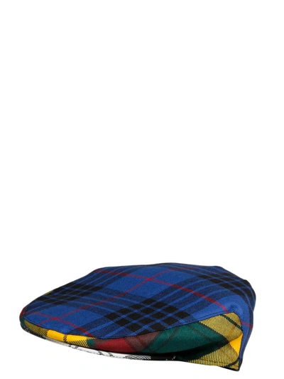 Shop Comme Des Garçons Shirt Check New Boy Hat In Multicolour
