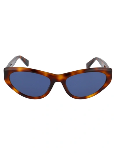 Shop Moschino Mos077/s Sunglasses In 086ku Hvn