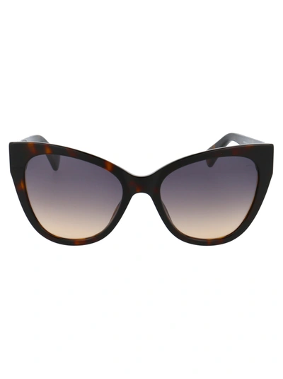 Shop Moschino Mos056/s Sunglasses In 086ga Hvn