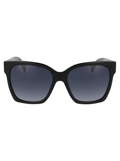 Shop Moschino Mos015/s Sunglasses In 80790 Black