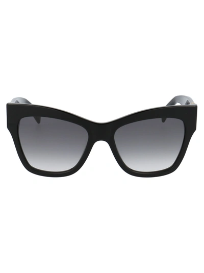 Shop Moschino Mos011/s Sunglasses In 80790 Black