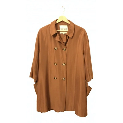 Pre-owned Kenzo Brown Trench Coat