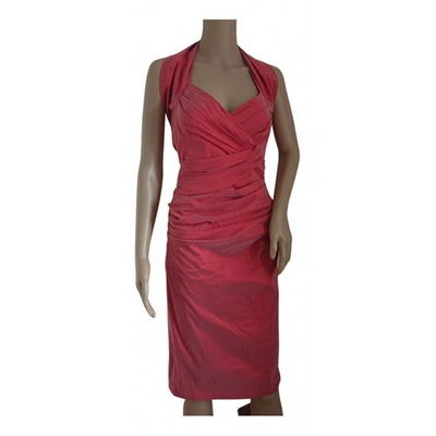 Pre-owned Talbot Runhof Silk Dress