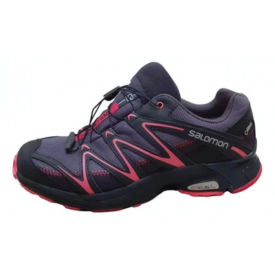 Pre-owned Salomon Grey Rubber Trainers