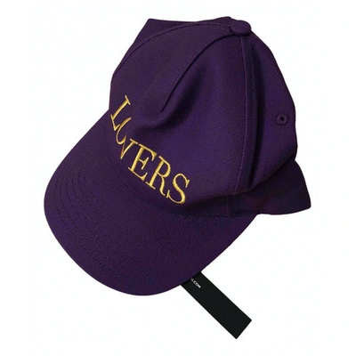 Pre-owned Amiri Purple Cotton Hat & Pull On Hat