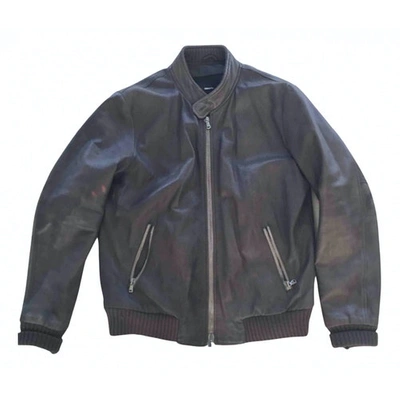 DACUTE Pre-owned Leather Coat