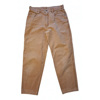 Pre-owned Bogner Orange Cotton Jeans