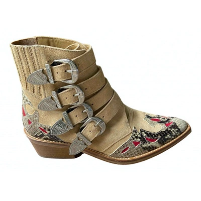 Pre-owned Toga Multicolour Leather Ankle Boots