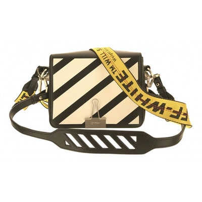 Pre-owned Off-white Black Leather Handbags