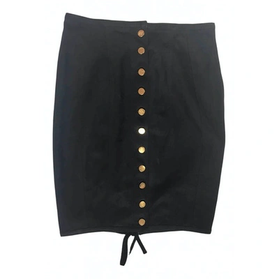 Pre-owned Jean Paul Gaultier Black Denim - Jeans Skirt