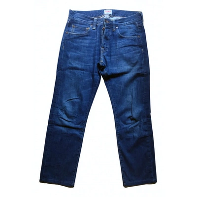 Pre-owned Edwin Straight Jeans In Blue