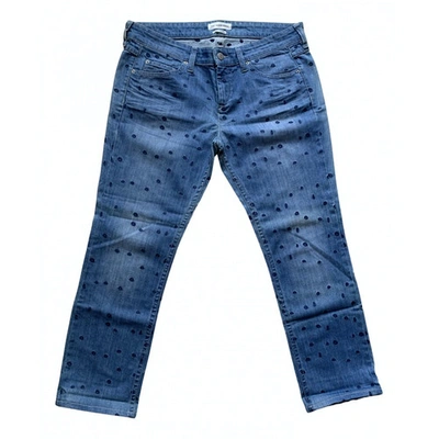 Pre-owned Isabel Marant Étoile Blue Denim - Jeans Trousers