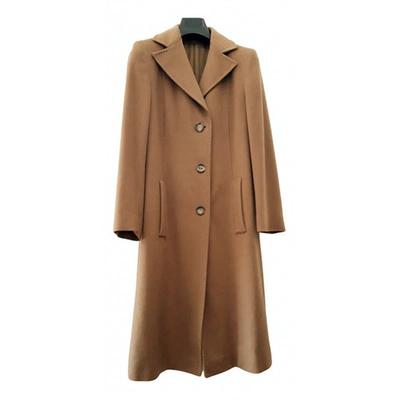 Pre-owned Colombo Camel Cashmere Coat