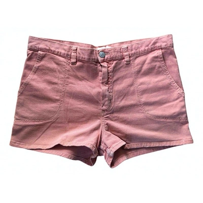 Pre-owned Isabel Marant Étoile Pink Denim - Jeans Shorts