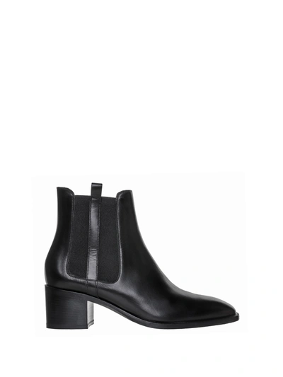 Shop Fratelli Rossetti Leather Ankle Boots In Nero