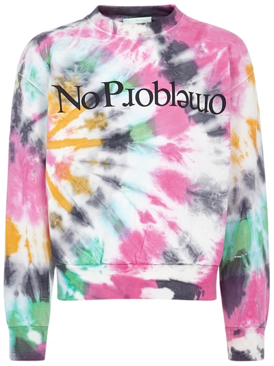 Shop Aries No Problemo Sweatshirt In Multicolor