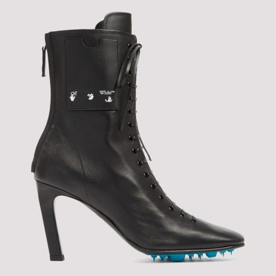 Shop Off-white High Heel Ankle Boots