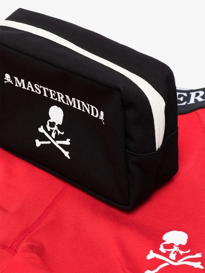 Shop Mastermind Japan Logo Boxer Brief Set In Black